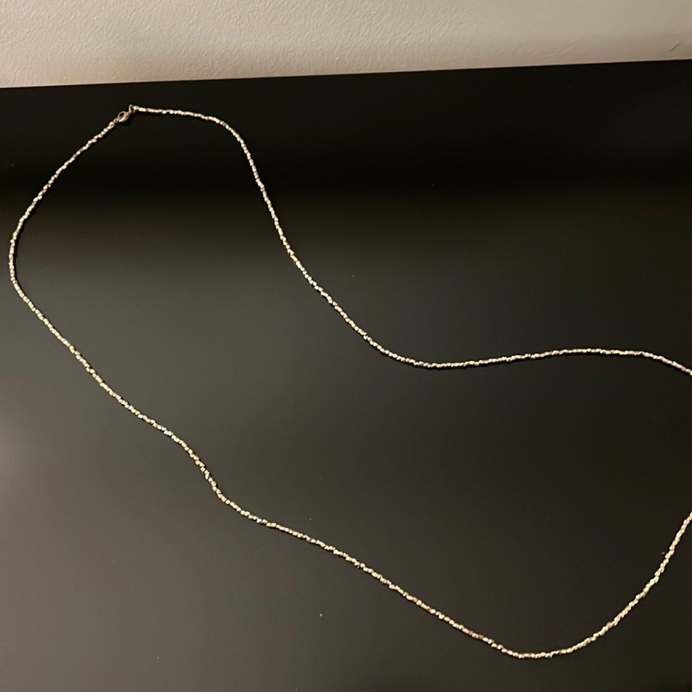 Gold Long Layer Necklace